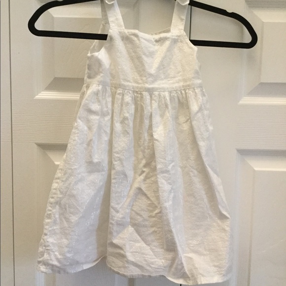 White and silver sundress. 4t. Gymboree. - Picture 4 of 4